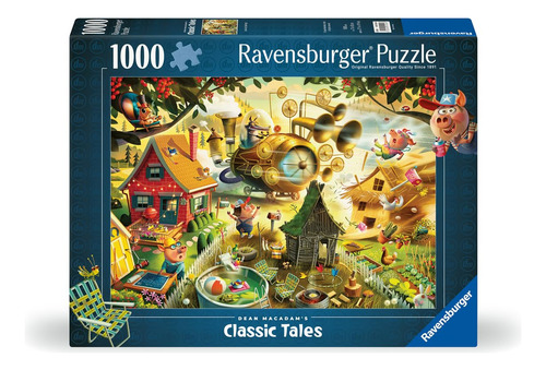 Rompecabezas Ravensburger Dean Macadam Look Out Little Pigs
