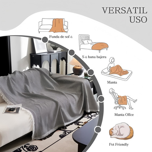 Funda Cubre Sillones Sala Sofa Protector Elástico 1.8*2.3m