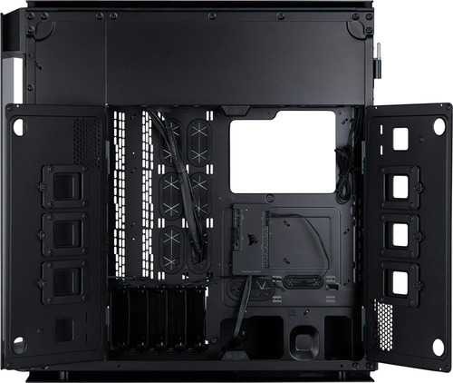 Imagen 7 de 10 de Gabinete Corsair Obsidian 1000d Black Super-tower Cristal
