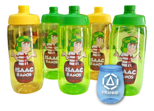 Cilindros Decorados Chavo Del Ocho 40 Pzas Reusable