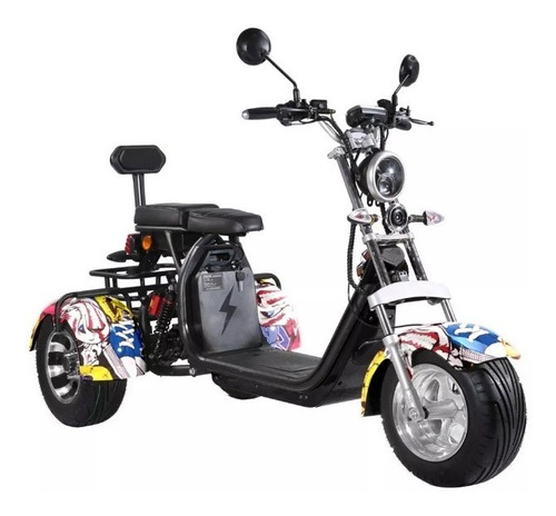 Imagen 8 de 15 de Moto Scooter Trimoto 3 Ruedas 2000w 20ah Autonomía 50km
