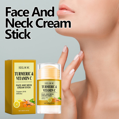 3×crema En Barra Para Rostro Y Cuello Cúrcuma Y Vitamina