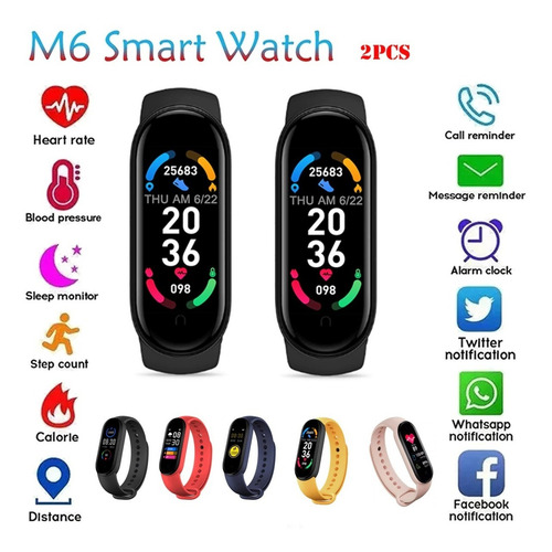 Imagen 8 de 9 de Mi Band M6 Pulsera Smart Reloj Inteligente Fitness Tracker