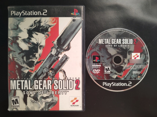 Metal Gear Solid 2 Sons Of Liberty Ps2 Playstation 2 Origina