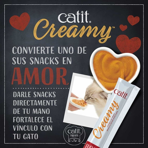 Snack Gato Catit Creamy Sabor Pollo (tipo Churu) 40g L&h