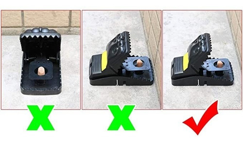 Imagen 3 de 9 de Trampa Para Ratones Segura Y Efectiva 6 Unidad Forma Gato