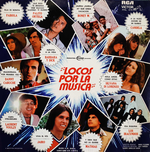 Barbara Y Dick, Nonney M. Cabuche - Locos Por La Musica Lp (Usado)