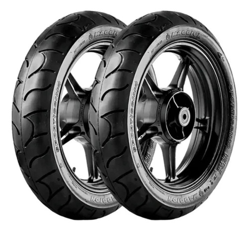 Par Pneu Maggion Diant/tras 100e130-17 Fazer Twister Cb 300