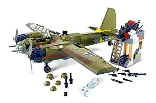 General Jim S Bomber Plane Army Toys - Iron Empire 559pcs Mi