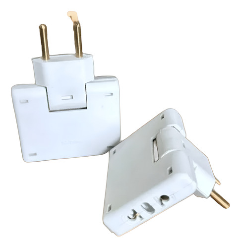 Kit 2 Pino Adaptador Benjamin T Articulado 3 Saídas 10 A 20a