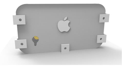 Soporte Notebook Macbook Debajo Escritorio 5pz 3d Pla