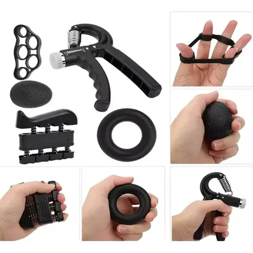 Set Hand Grip Ejercicio Mano Dedos Antebrazo Rehabilitacion