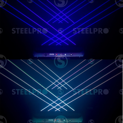 Imagen 8 de 8 de Barra Laser 3 En 1 Rgb Andromeda Steelpro 500mw X 6