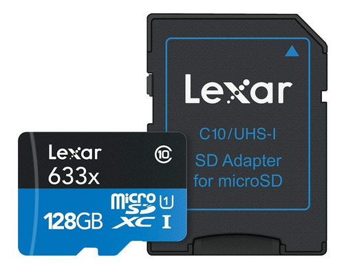 Lexar Memoria Micro Sd 128gb 100mb/s Go Pro. 107012
