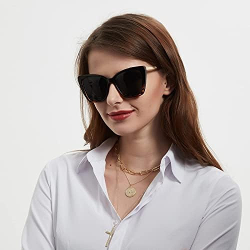 Mosanana Gafas De Sol De Concha De Tortuga Para Mujer Modern