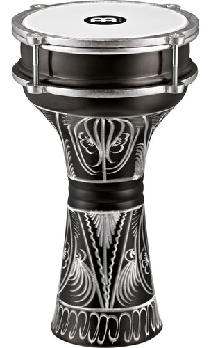 Imagen 1 de 1 de Derbake Mini De Aluminio Martillado A Mano Meinl He052 Negro