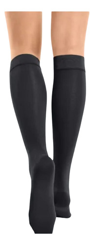 Meia Medi Duomed Smooth, 23-32 Mmhg, 3/4, Cor: Preto