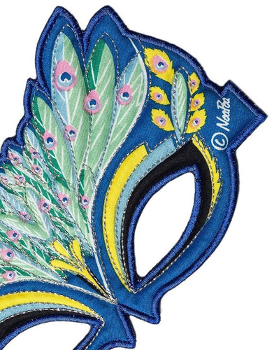 Máscara Del Pavo Real