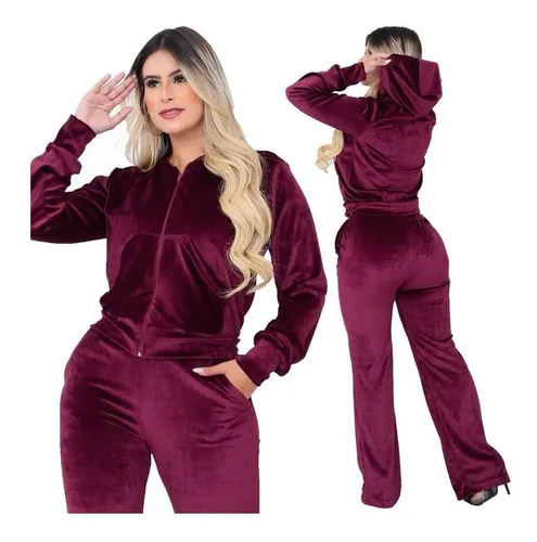 Agasalho de sales veludo masculino