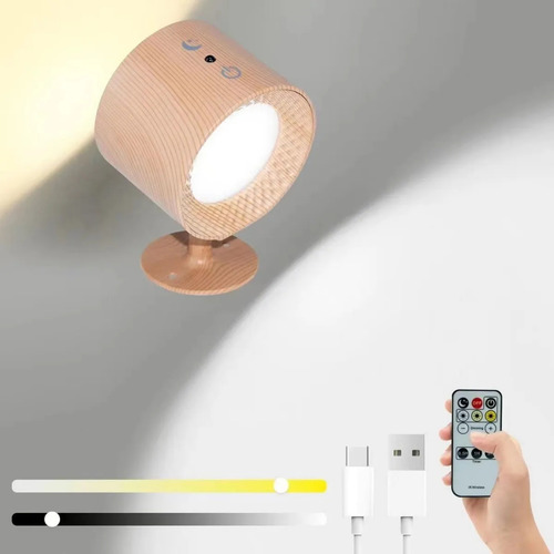 Luminária De Parede Moderna Com Controle Remoto Inteligente,