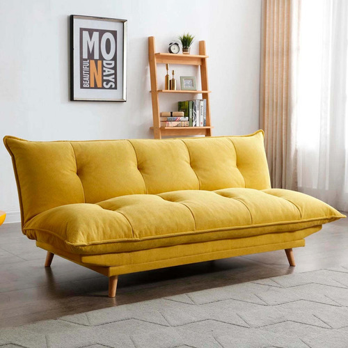 Sofa Cama Aurelio Amarillo Këssa Muebles