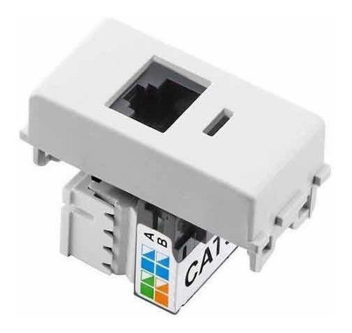 Kit C/ 10 Módulo Conector Keystone Rj45 Cat5e Liz Tramontina