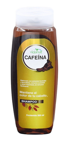 Shampoo De Cafeina Vidanat 500ml Fortificante Anti Caida