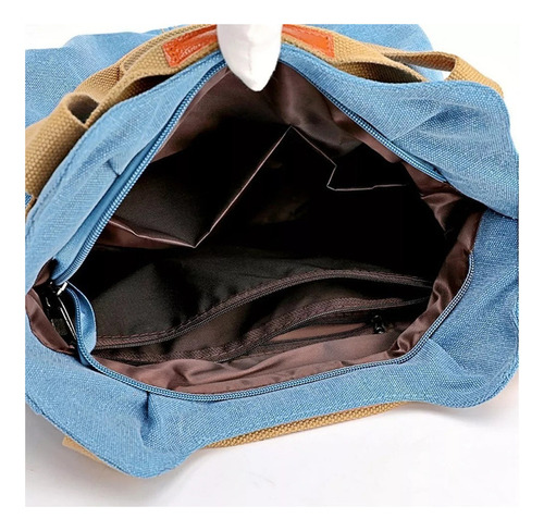 Bolso Bandolera De Mujer En Lona De Algodón