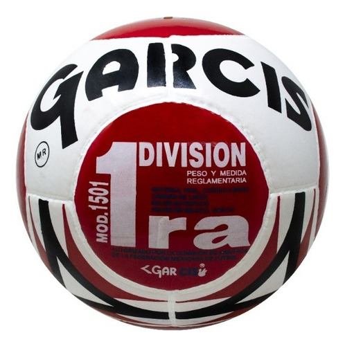 Balón Retro Garcis Modelo 1501 Color Rojo