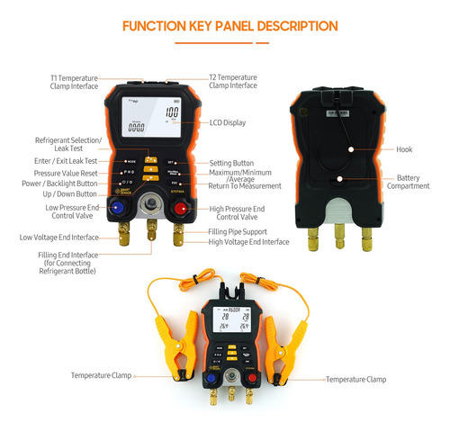 Medidor De Presión St5750a, Medidor De Presión De Vacío