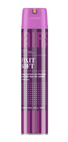 Spray Fijador Normal Con Keratina Fixit Soft Hairssime 485ml