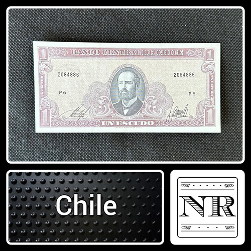 Chile - 1 Escudo - Año 1975 - P #135 - Inostroza Barrios