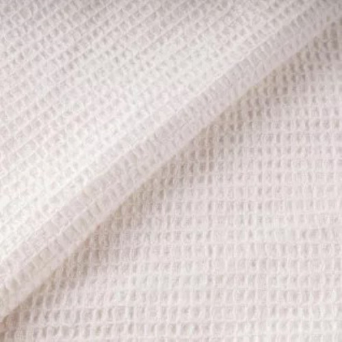 Manta Para Sillon Rustica + 2 Fundas Almohadones Tusor 40x40 Color Blanco Tiza