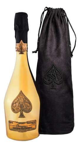 Pack De 2 Champagne Armand De Brignac Brut Gold V Bag 750 Ml