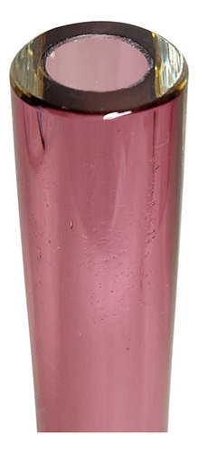 Vaso Solitário Murano Formia - Made In Italy Vinho Gota