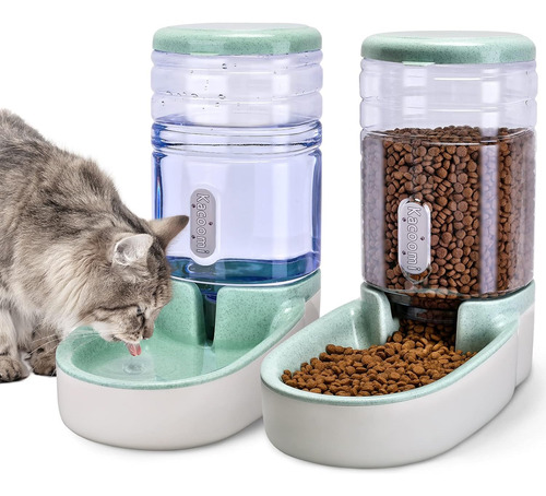 Alimentador Automatico Y Dispensador De Agua Para Perros ...