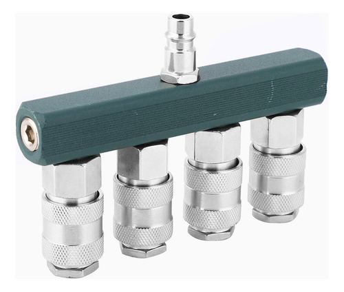 Conector Rápido De 4 Vías, Rosca Npt, Alta Calidad, Aire