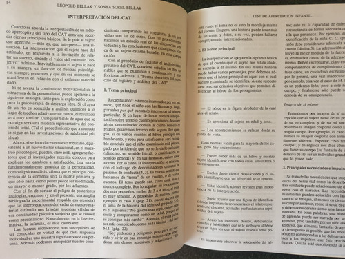 Test De Relaciones Objetales Y Test De Apercepcion Infantil (Usado)