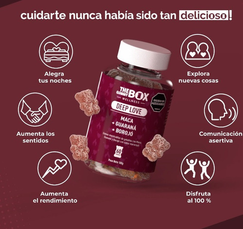 The Gummy Box Deep Love Estimulante Sex Afrodisiaco Borojo 2