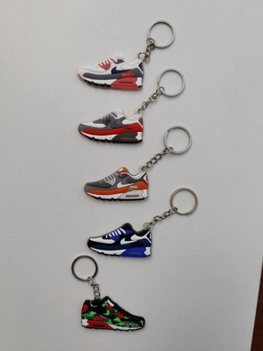 Llavero Zapatillas Sneakers 2d Pvc Importado X50 Unid Colores