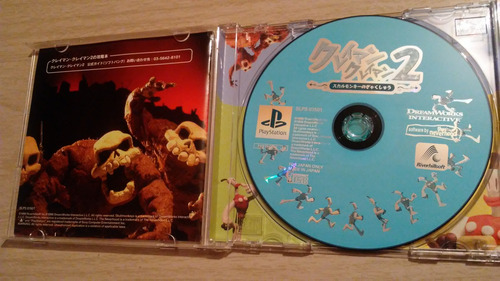 Klaymen Klaymen 2 Ps1 Japon Skullmonkeys Playstation Reg Car (Usado)
