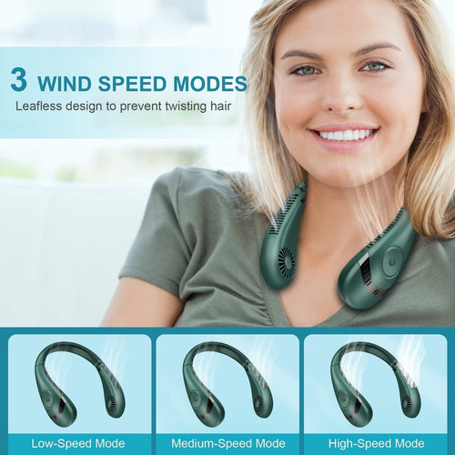 Kbh Mini Ventilador De Pescoço Com Ar Condicionado Pessoal