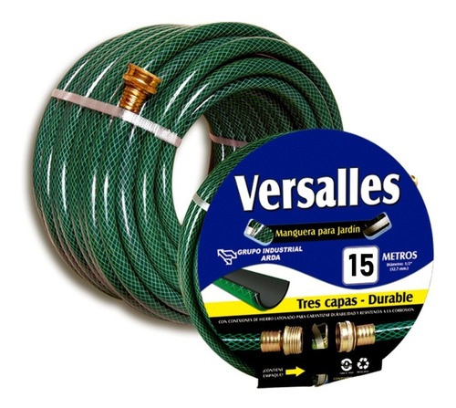 Manguera 1/2 Arda Versalles 15 Metros Color Verde