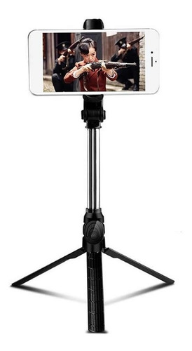 Imagen 1 de 4 de Palo Monopod Tripode Baston Selfie Bluetooth Celular Foto
