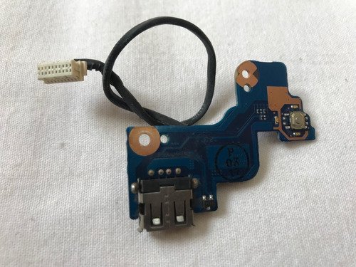 Placa Power Usb Liga Desliga Note Samsung Rv420 Ba92