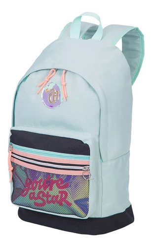 Mochila Grande Capricho Sestini Candy Cor Menta