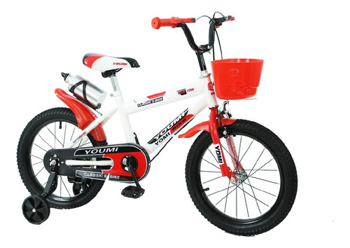 Bicicleta Urbana Infantil Rodada 20 Con Canasto