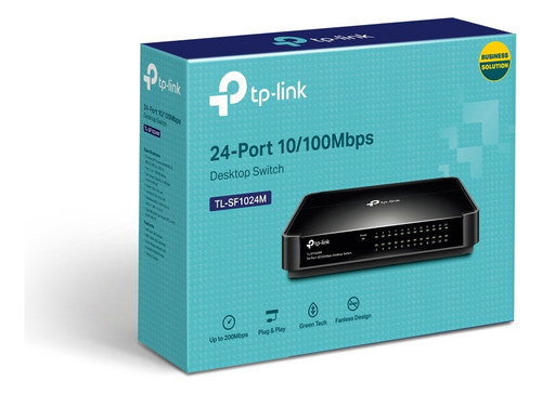 Switch De Escritorio Tp-link 24 Puertos 10/100 Tl-sf1024m