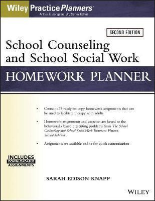 Libro School Counseling And Social Work Homework Planner ...