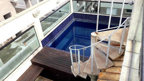 Imagem 1 de 30 de Cobertura Com 3 Dormitórios À Venda, 200 M² Por R$ 640.000,00 - Balneário Cidade Atlântica - Guarujá/sp - Co0257